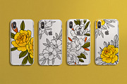 Flower Set “Yellow mood”, an Illustration by Maria Summer (Thumbnail 5 of 9)