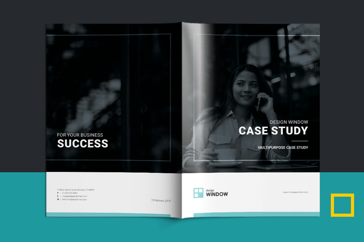 Case Study Booklet, a Brochure Template by DesignJanala (Photo 9 of 11)