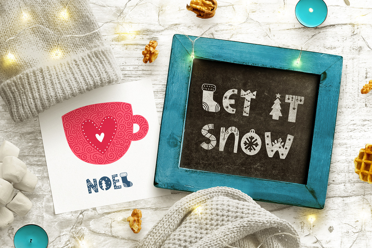 Decorative Funny Christmas Font! preview 3