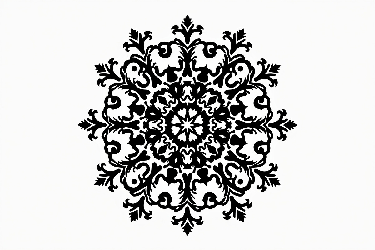 Floral Mandala Vector Set, an Illustration by jahid234 (Photo 2 of 9)