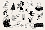 Folk Spring Illustration and Graphic, an Object Graphic by Schumacher Shop (Thumbnail 2 of 11)