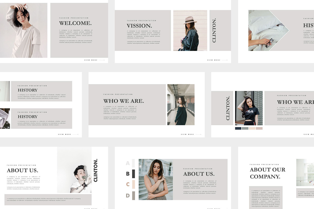 Clinton - Powerpoint Template, a Presentation Template by Barland Design (Photo 1 of 11)