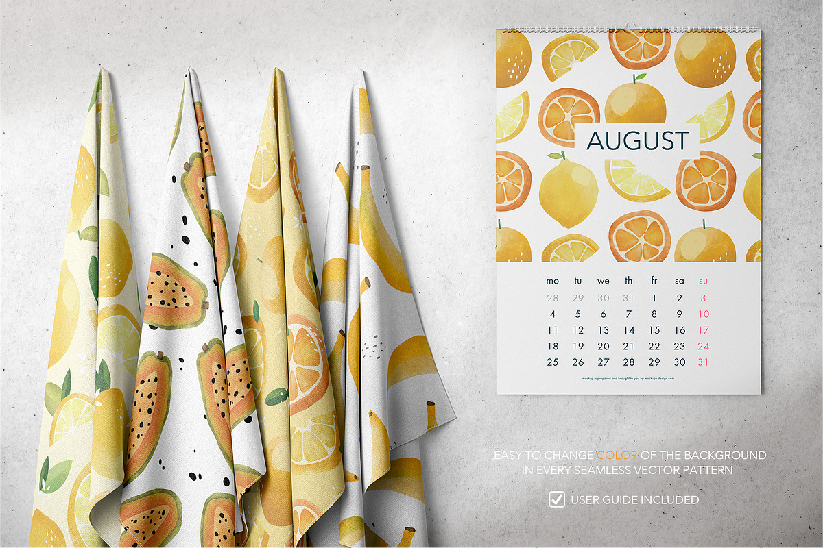Fruit Garden - Elements and Patterns, a Decorative Illustration by Alisa Fimen Design (Photo 9 of 18)
