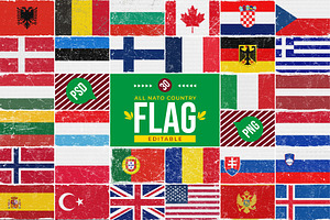 All NATO Country Flag Design
