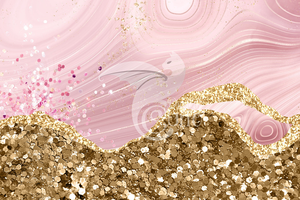 Agate Glitter Dazzle Digital Paper, a Texture Graphic by Digital Curio (Photo 2 of 4)