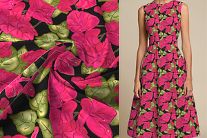 Bougainvillea seamless patterns