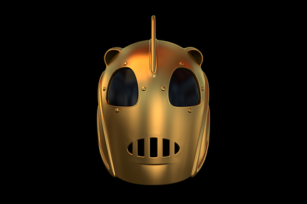 Rocketeer Helmet, a Characters & Person 3D Model by Olives