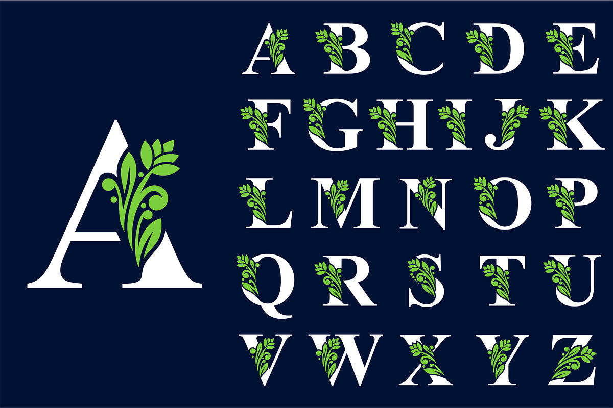 letter A to Z graphic design vector, a Branding & Logo Template by BARONSTD (Photo 1 of 4)
