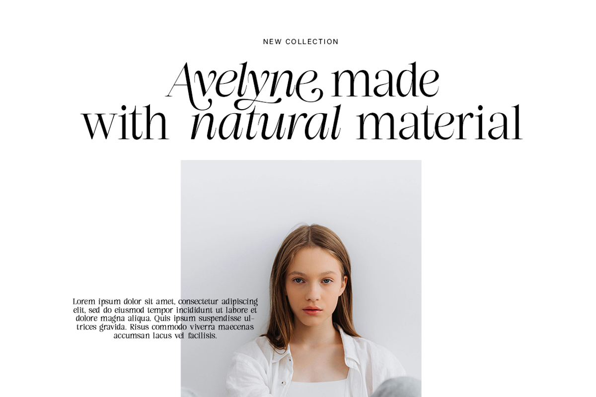 Aveline Radiant, a Serif Font by InkwellTypeCo (Photo 13 of 14)