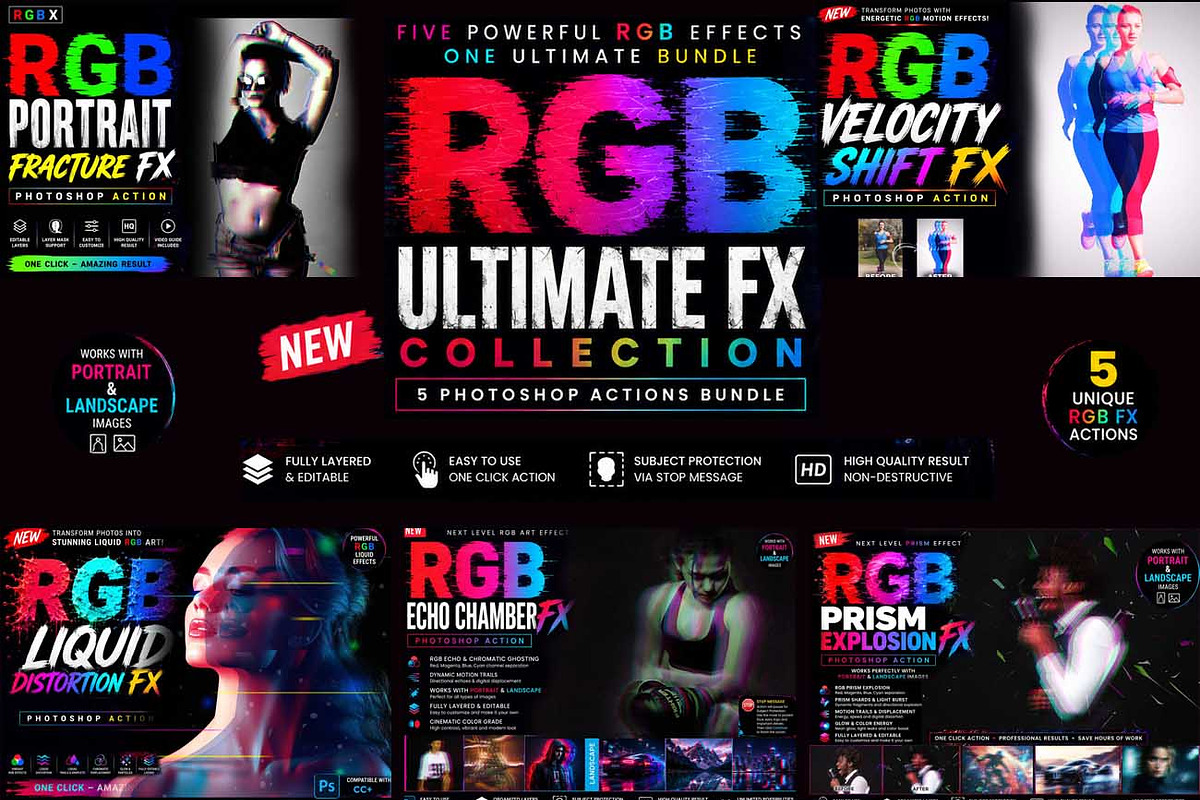 RGB Ultimate FX Collection, an Action Add-On by Studio Retouch (Photo 1 of 59)