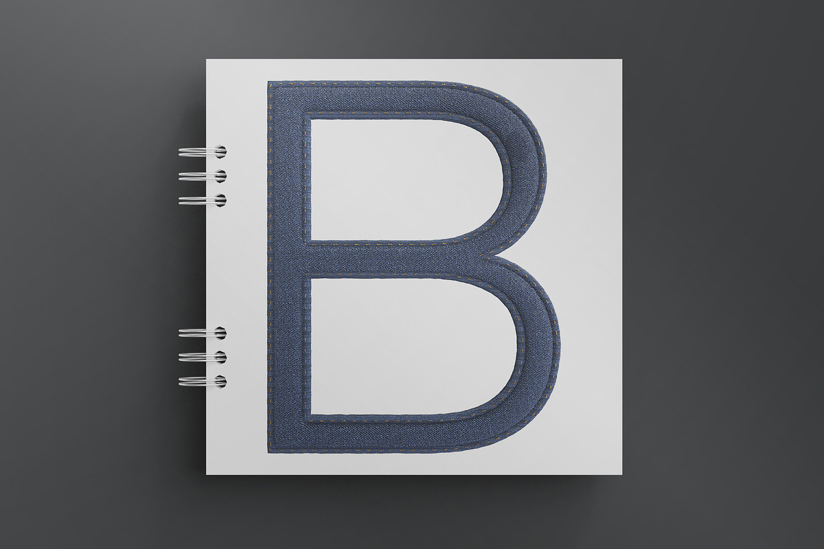 Blue Jeans Bitmap Font & PNGs, a Sans Serif Font by Creative Graphics (Photo 4 of 6)