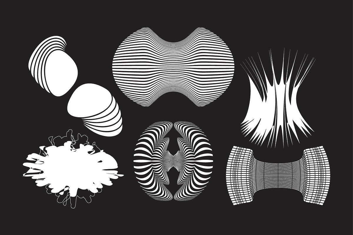 100+ Abstract Vector Shapes, a Background Graphic by Vanzyst (Photo 14 of 17)