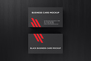 Black Business Card Mockup, a Print Template by aykutfiliz (Thumbnail 8 of 8)