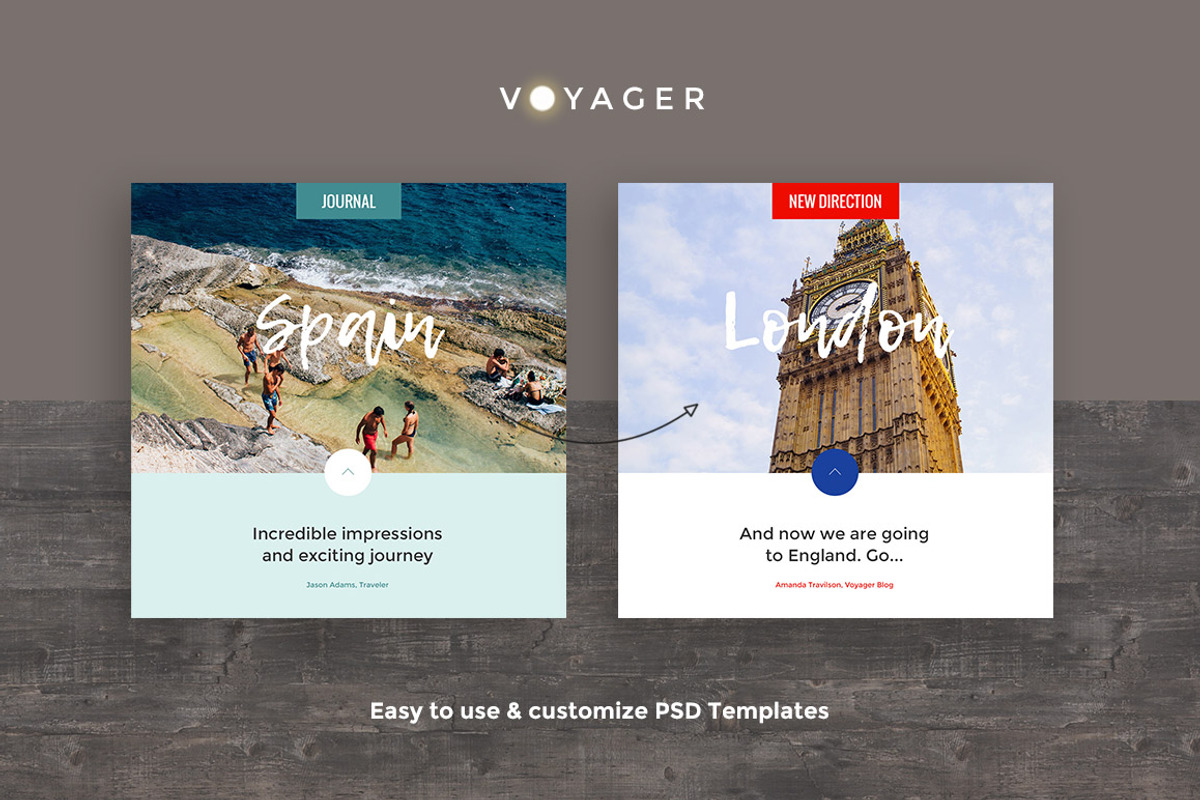 Voyager Social Media Pack, a Social Media Template by Creatoly (Photo 3 of 6)