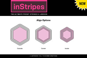 InStripes -Preset Strokes 4 InDesign