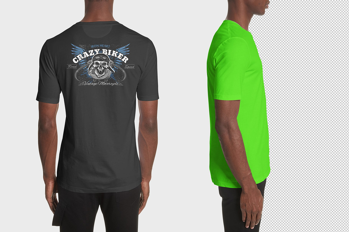 T-shirt Mock-Up (african Model), a Shirt Mockup by Mock-up Store (Photo 6 of 8)