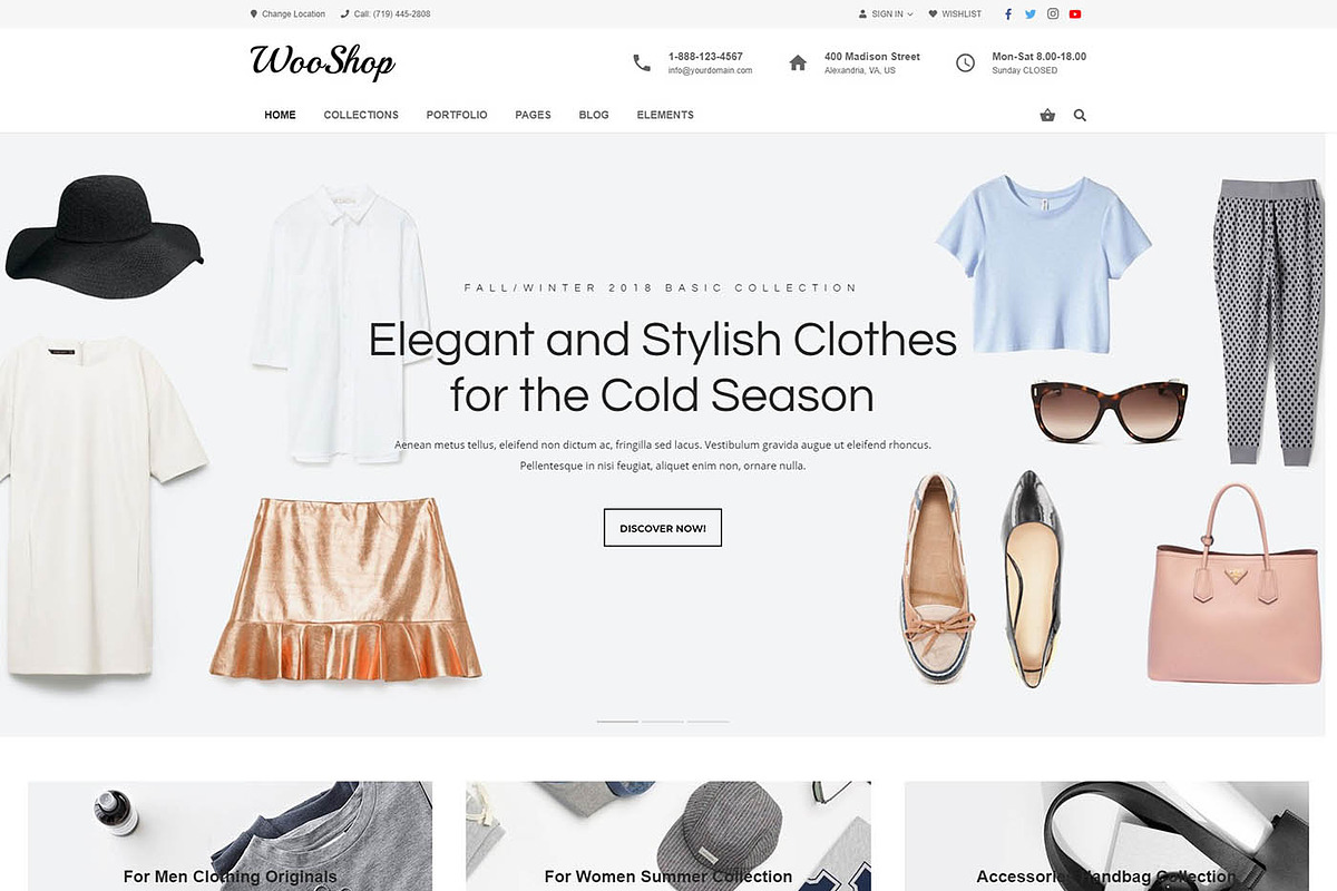 WooShop – eCommerce WordPress Theme, a WordPress Template by Cherry Wordpress Theme (Photo 4 of 9)