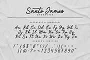 Santo James, a Script Font by kerismaker (Thumbnail 2 of 10)