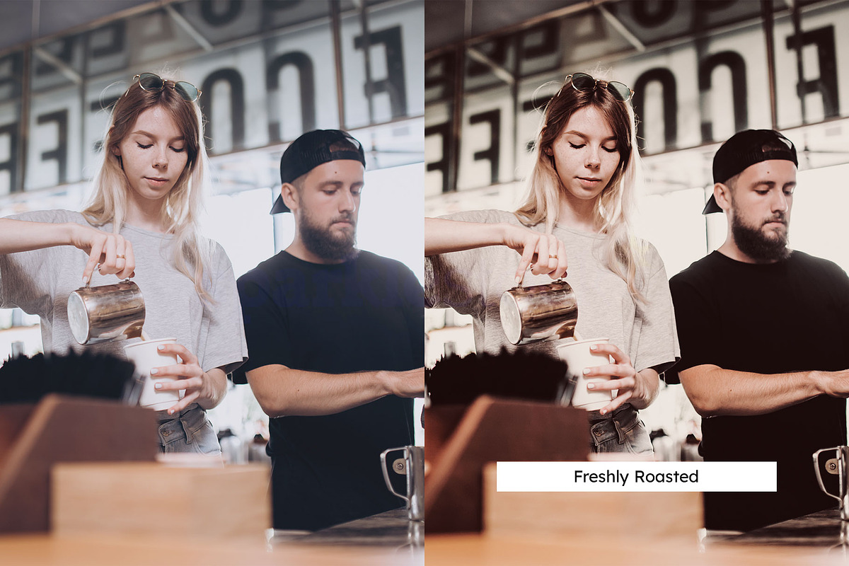 20 Cozy Cafe Lightroom Presets LUTs, a Preset Add-On by SparkleStock (Photo 2 of 9)