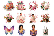 Watercolor Daydream Spring Bliss, an Illustration by DreamArtGraphic (Thumbnail 2 of 4)