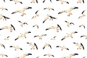 Birds fly in sky, seamless patterns, an Animal Illustration by PaperTrident (Thumbnail 9 of 16)