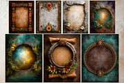 Medieval Fantasy Backgrounds & Frame, a Background Graphic by ThatsDesignArt (Thumbnail 9 of 10)