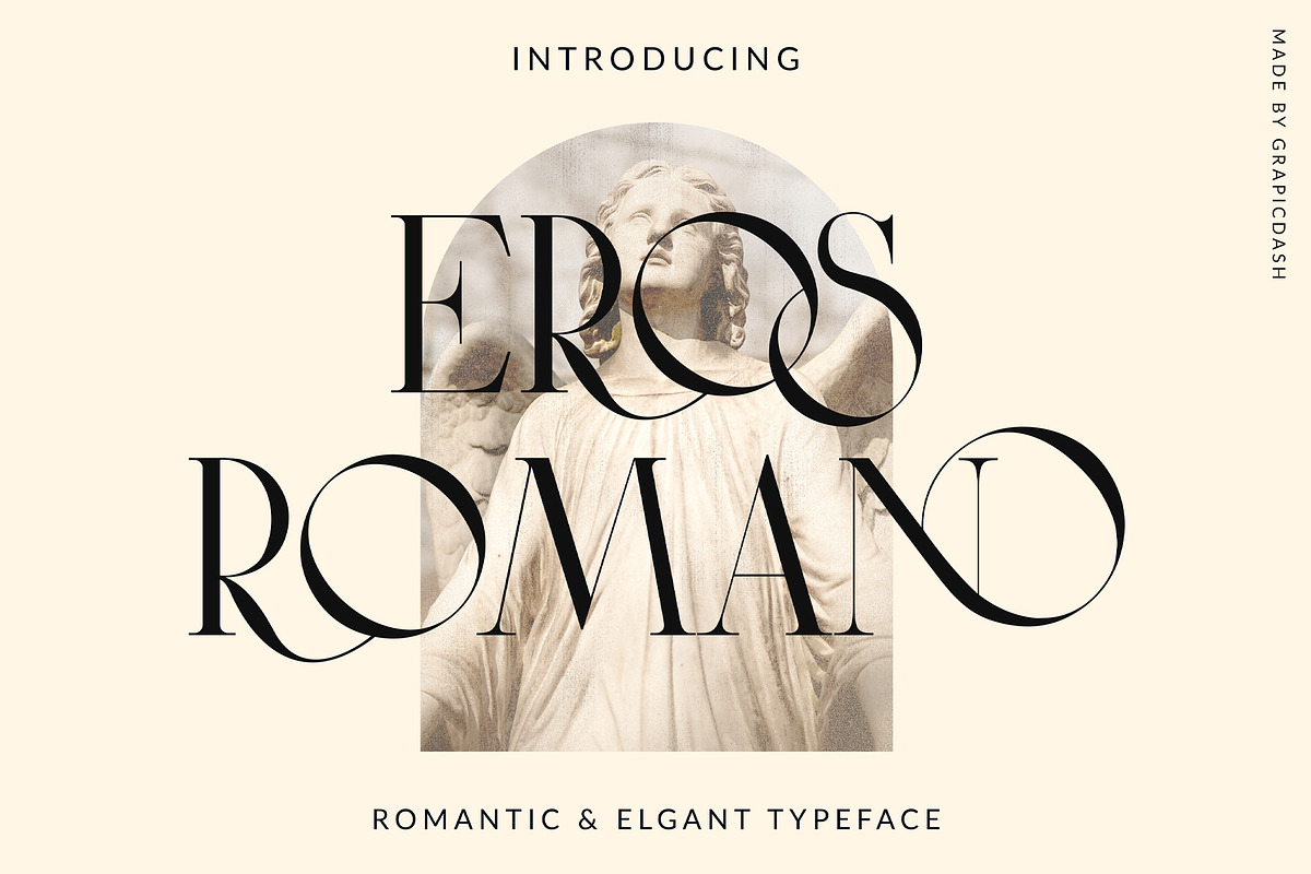 Eros Romano - Elegant Font, a Sans Serif Font by GraphicDash (Photo 1 of 11)