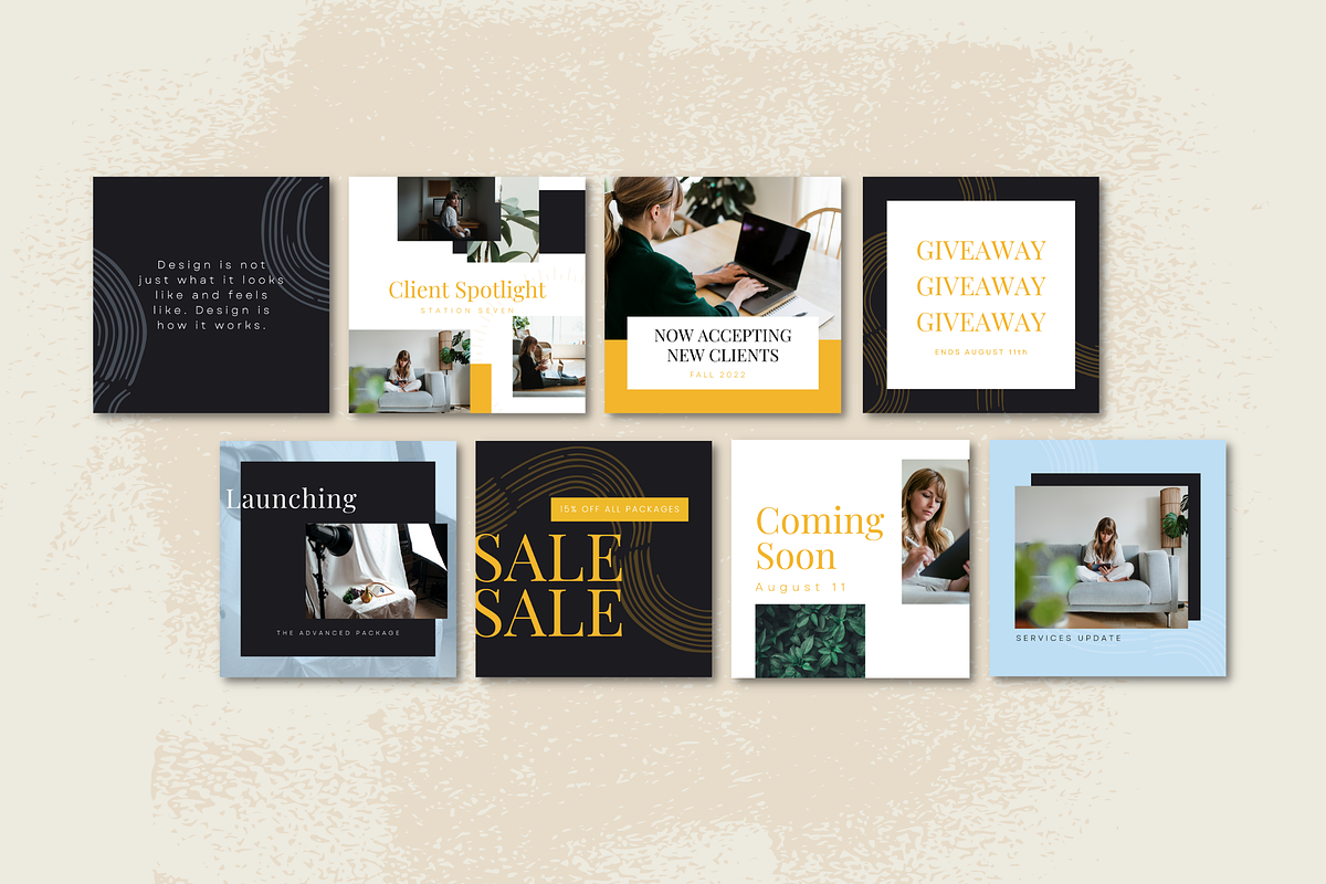 Social Media Canva Bundle - Nova, a Social Media Template by Station Seven (Photo 7 of 8)