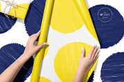 Mondo, Macro Handmade Polka Design!, a Pattern Graphic by Pink Linen (Thumbnail 9 of 11)