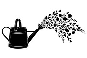 Floral Watering Can Design Bundle, an Illustration by Gaye Art (Thumbnail 19 of 31)
