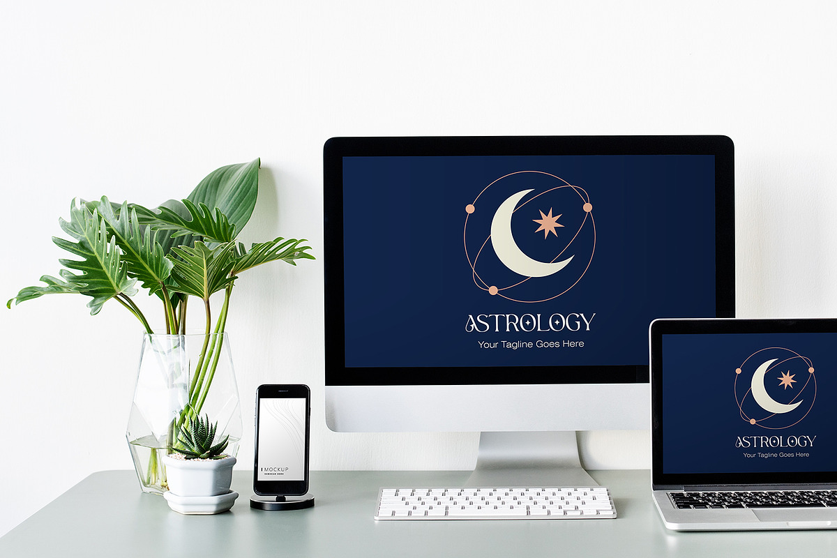 Modern Astrology Logo Collection, a Branding & Logo Template by YUDesignStore (Photo 6 of 15)
