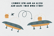 Space adventure. Clipart for kids, an Animal Illustration by RinaKustova (Thumbnail 7 of 19)