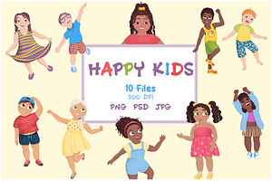 Happy Kids, a Person Illustration by YuNa