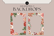 Autumnal Blooms Moody watercolor, an Illustration by SunnyAfternoons (Thumbnail 8 of 12)