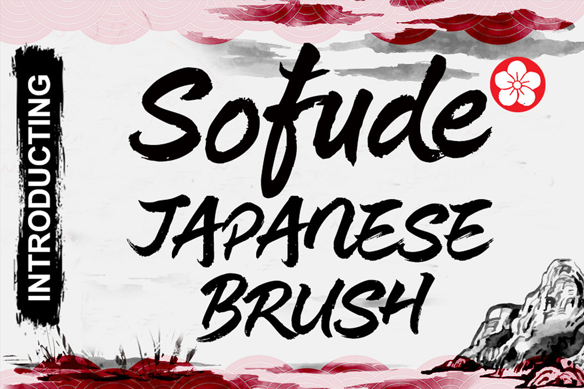 Sofude Japan Brush Font, a Script Font by Art StoreID (Photo 1 of 12)