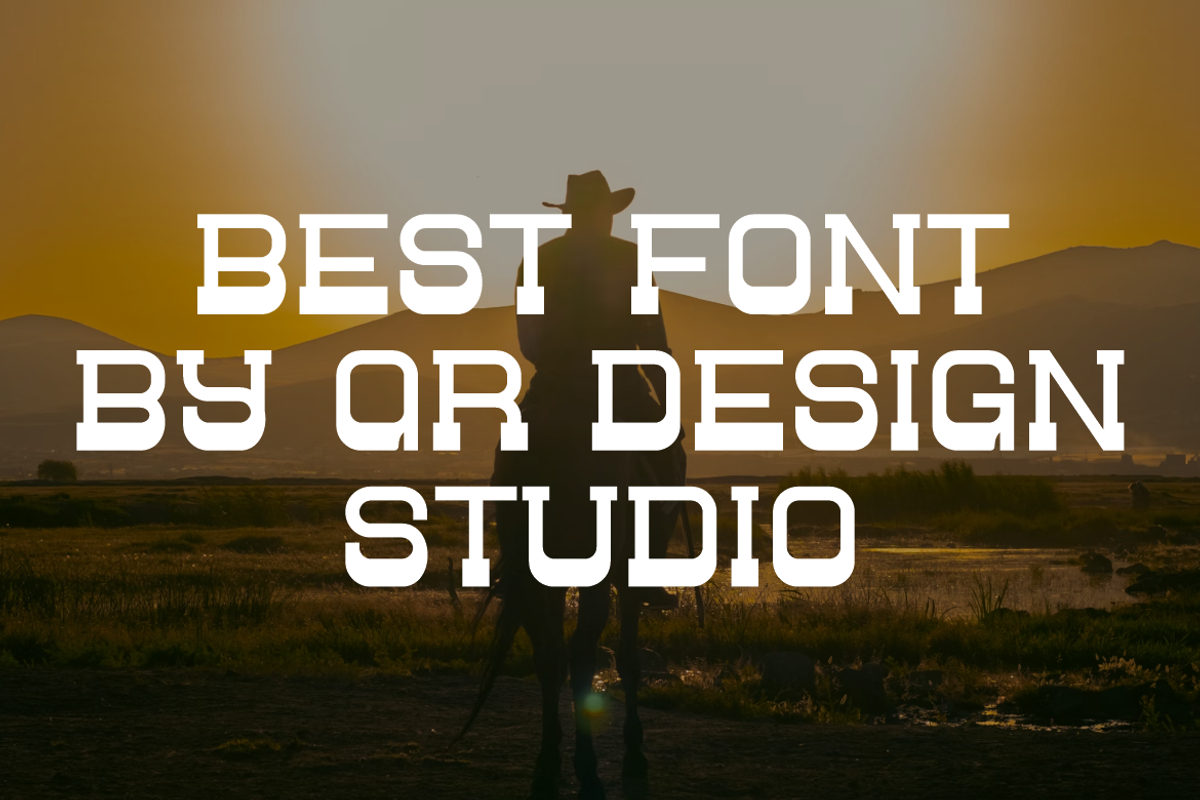 Boycow - Western Font, a Serif Font by QR Design Studio (Photo 3 of 6)