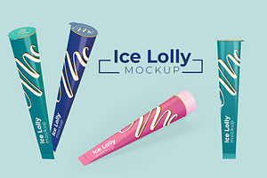 Ice Lolly Tube Mockup Set, a Product Mockup by McLittle Stock