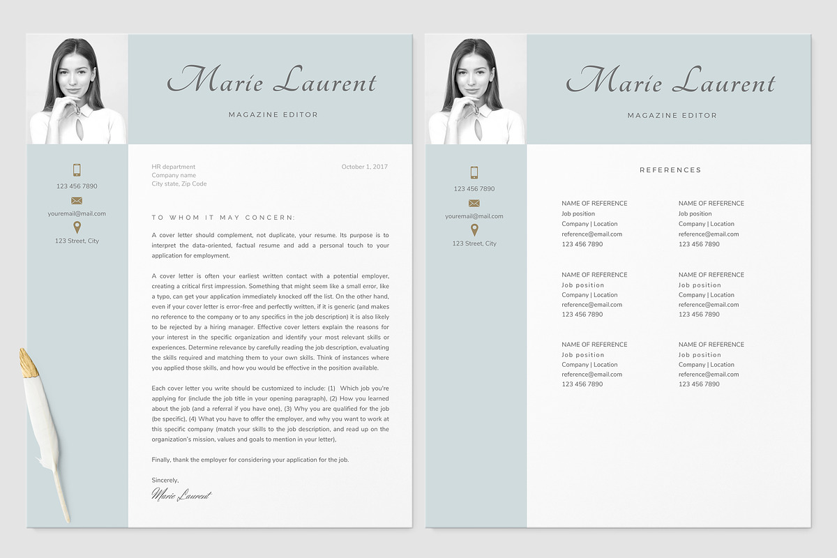 Resume Template, a Resume Template by TheResumeCoach (Photo 3 of 10)
