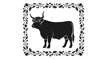 Rustic Highland cow wall art design, an Illustration by Amazin_art (Thumbnail 40 of 40)