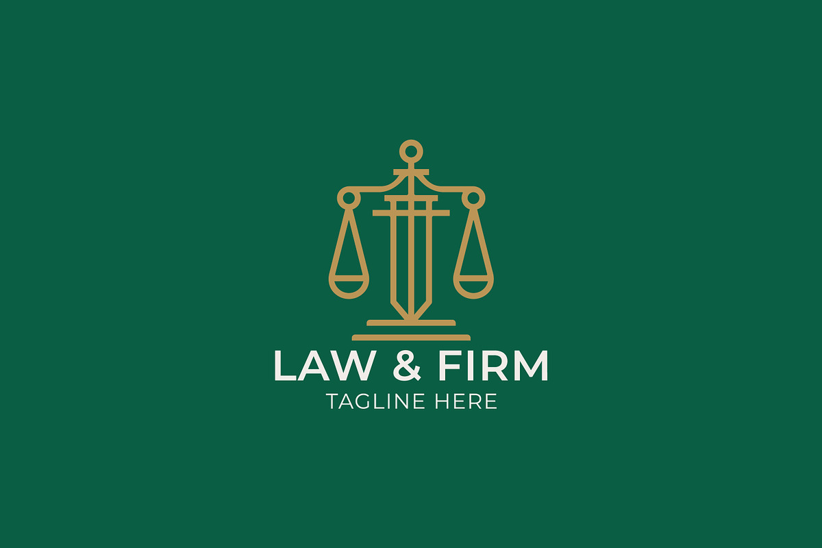 Law and Firm Abstract Logo Attorney, a Branding & Logo Template by Signatoro (Photo 1 of 3)