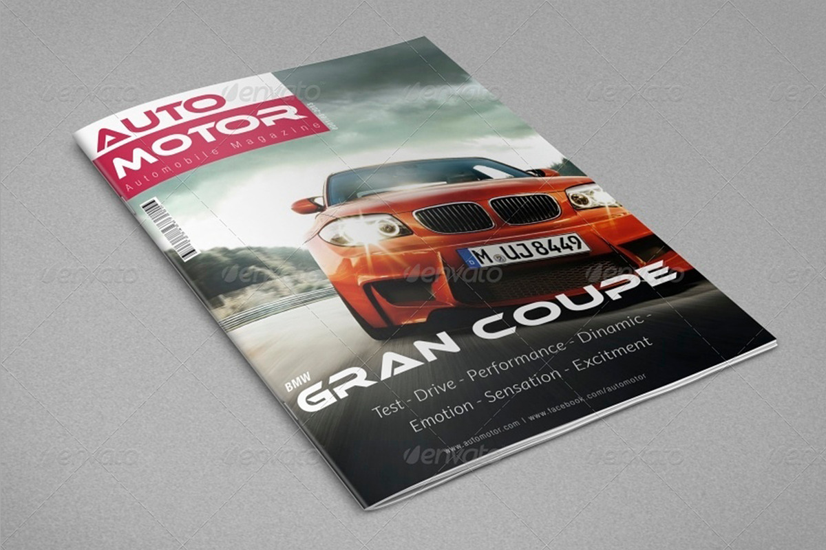 Auto Motor - Automobile Magazine, a Magazine Template by Carlos Fernando (Photo 1 of 10)