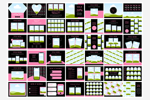 Black Pink Etsy Listing Templates