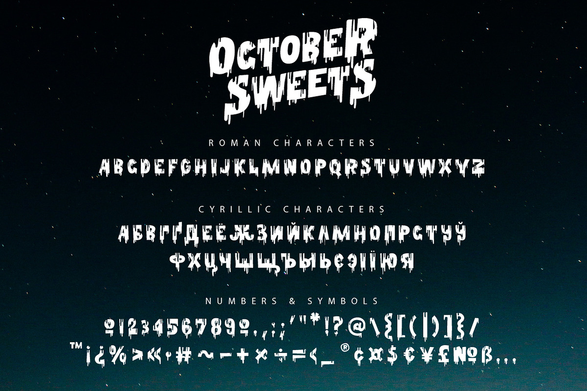 October Sweets, a Sans Serif Font by chekart (Photo 9 of 10)