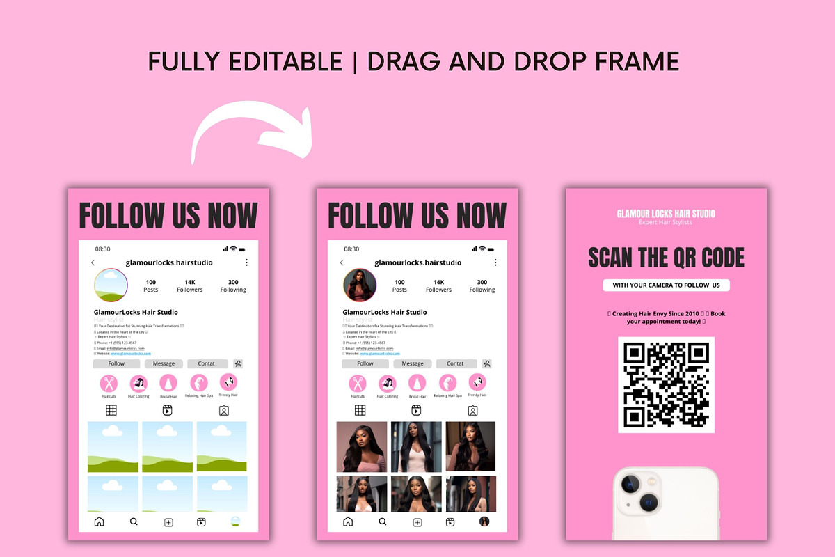 2023 Instagram Business Card, a Social Media Template by Foedesigner (Photo 3 of 4)