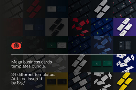 Business cards templates bundle!