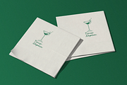 Restaurant Paper Napkin Mockup, a Household Mockup by graphicsauce (Thumbnail 4 of 4)