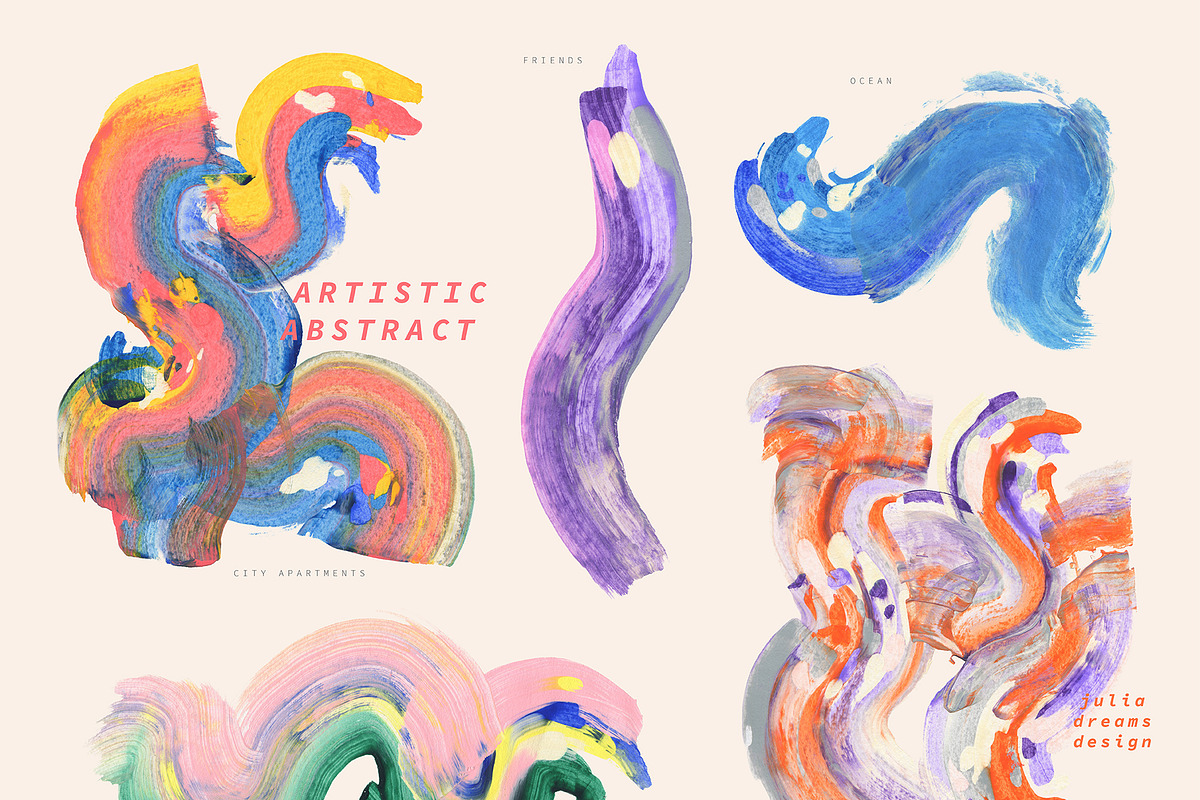 Artistic Abstract Collection, a Texture Graphic by Julia Dreams (Photo 9 of 16)