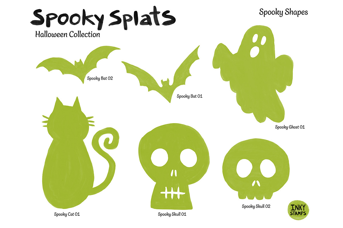 Halloween Stamp Brushes - Procreate, a Brush Add-On by INKY STAMP BRUSHES (Photo 3 of 10)