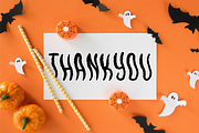 Waves Killer Halloween Pumpkin, a Font by Forberas Club (Thumbnail 8 of 8)