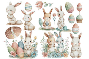 Easter Friends Clipart Collection